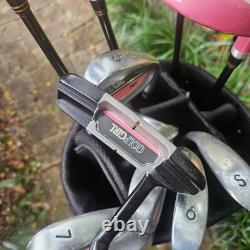 Golf Girl FWS 12 Piece Golf Set RH Graphite Womens Golf Cart Bag Headcovers