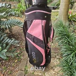 Golf Girl FWS 12 Piece Golf Set RH Graphite Womens Golf Cart Bag Headcovers