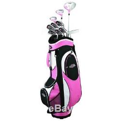 Golf Girl FWS2 PETITE Lady Pink Hybrid Club Youth Set & Cart Bag