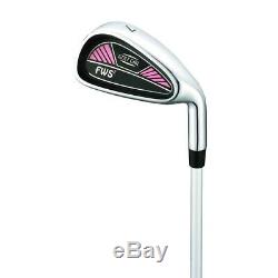 Golf Girl FWS2 PETITE Lady Pink Hybrid Club Youth Set & Cart Bag