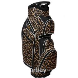 Golf Girl Ladies 14 Way Cart Bag Leopard Skin