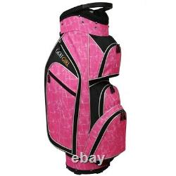 Golf Girl Ladies 14 Way Cart Bag Pink