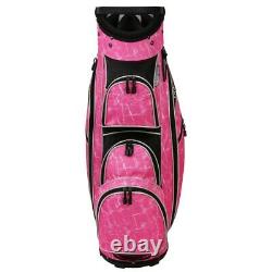 Golf Girl Ladies 14 Way Cart Bag Pink