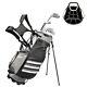Golf Stand Bag 14 Way Lightweight Golf Club Bags With Cooler/safe Pocket Rain Hood