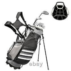 Golf Stand Bag 14 Way Lightweight Golf Club Bags With Cooler/Safe Pocket Rain Hood