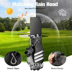 Golf Stand Bag 14 Way Lightweight Golf Club Bags With Cooler/Safe Pocket Rain Hood