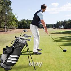 Golf Stand Bag 14 Way Lightweight Golf Club Bags With Cooler/Safe Pocket Rain Hood