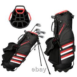 Golf Stand Bag 14 Way Lightweight Golf Club Bags with Full-Length Dividers & Stand