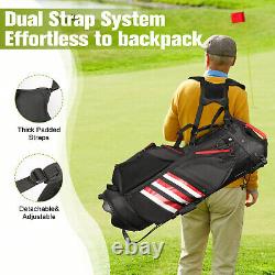 Golf Stand Bag 14 Way Lightweight Golf Club Bags with Full-Length Dividers & Stand