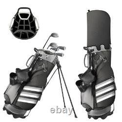 Golf Stand Bag With14Way Top Dividers 6 Pockets Cooler Bag Rain Hood Lightweight