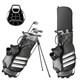Golf Stand Bag With14way Top Dividers 6 Pockets Cooler Bag Rain Hood Lightweight
