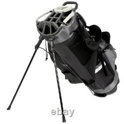 Golf Stand Bag With14Way Top Dividers 6 Pockets Cooler Bag Rain Hood Lightweight