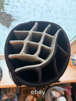 Golf cart bag with 14 way full length dividers