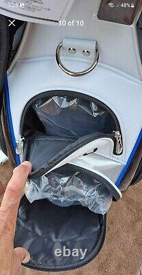 Golf staff cart bag XXIO NEW never used, tags, white, 6 ways, rain cover