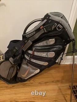 Grey and Black Nike Pro Combo Golf Bag 14 Dividers, 7 Pockets