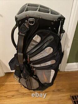 Grey and Black Nike Pro Combo Golf Bag 14 Dividers, 7 Pockets