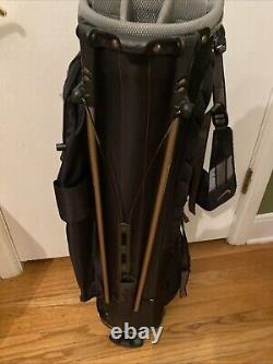 Grey and Black Nike Pro Combo Golf Bag 14 Dividers, 7 Pockets