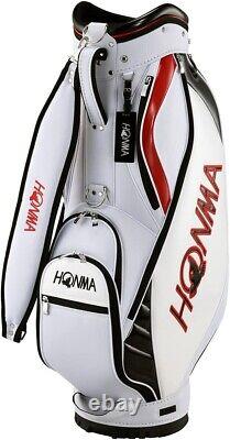 HONMA GOLF Golf Club Bag Type 9 CB12211 47 Inch White Red Free Shipping