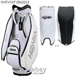 HONMA Golf Men's Cart Caddy Bag BASIC 9 x 47 inch 3.1kg White Silver CB12212 F/S
