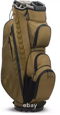 HOT Callaway 2024 X-Series Cart Bag Olive / Authentic Free Shipping US