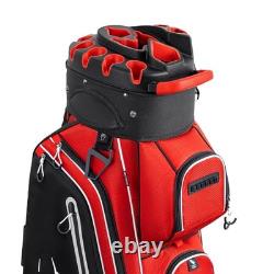 Himal 14-way Golf Cart Bag Pro Red/black
