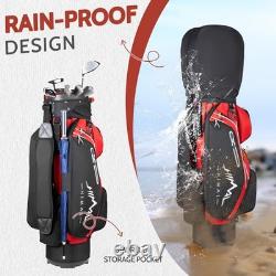 Himal 14-way Golf Cart Bag Pro Red/black