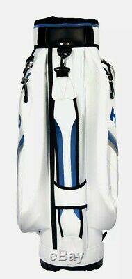 Hippo golf 14 WAY Golf Cart/Trolley Bag Waterproof Material White and blue