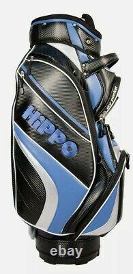 Hippo golf 14 WAY Golf Cart/Trolley Bag Waterproof Material black and blue