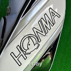 Honma Golf Cart Bag Entry Model CB12412 9in 3kg 5way 2024 Lightweight White/Gray