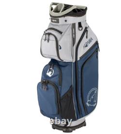 Honma Gray/Navy 9-Pocket 14-Divider Lightweight Cart Bag