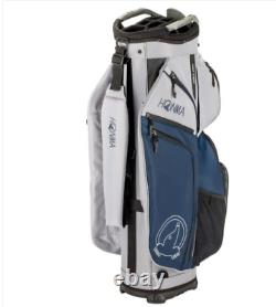 Honma Gray/Navy 9-Pocket 14-Divider Lightweight Cart Bag