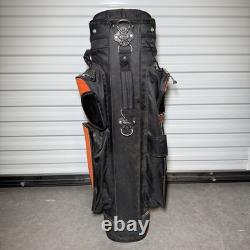 Hooters DATREK IDS Golf Cart Bag 15 Way Divider Built In Cooler Rare Damaged