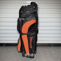 Hooters DATREK IDS Golf Cart Bag 15 Way Divider Built In Cooler Rare Damaged