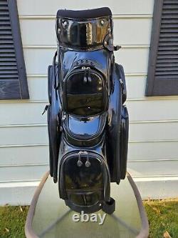 Hot Z Black Cart Golf Bag 14-way, 9 pockets + Cover. BEAUTIFUL