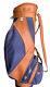 Hot-z Cart/staff Golf Bag With6 Dividers Vtg Blue And Tan