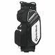 In Stock 2021 Taylormade Golf 8.0 Cart Bag (black/white/charcoal) Free Shipping