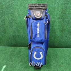 Indianapolis Colts Golf Cart Bag 14 Way Divider with Shoulder Strap
