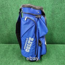 Indianapolis Colts Golf Cart Bag 14 Way Divider with Shoulder Strap