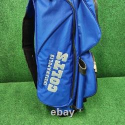 Indianapolis Colts Golf Cart Bag 14 Way Divider with Shoulder Strap