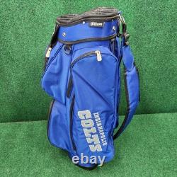 Indianapolis Colts Golf Cart Bag 14 Way Divider with Shoulder Strap