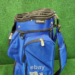 Indianapolis Colts Golf Cart Bag 14 Way Divider with Shoulder Strap