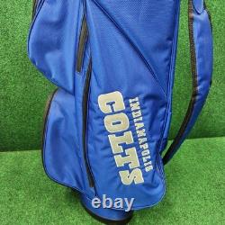 Indianapolis Colts Golf Cart Bag 14 Way Divider with Shoulder Strap