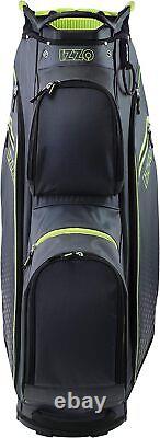Izzo Golf Deluxe Cart Bag Golf Cart Bag for Push Cart or Golf Cart