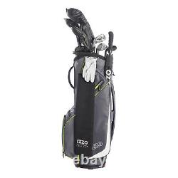 Izzo Golf Ultra-Lite Cart Bag Grey/Lime