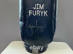 JIM FURYK SIGNED CALLAWAY GOLF BIG BERTHA STAFF BAG Professional PGA Tour 1990's