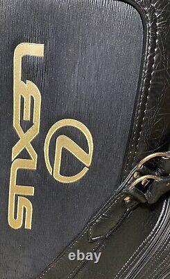 KF Vintage Belding Embroidered Lexus Leather 6-Way Divider Golf Cart Bag