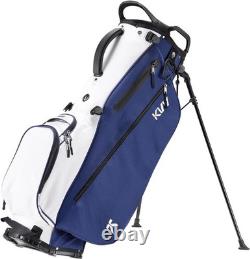 KVV Lightweight Golf Stand Bag with 7 Way Full-Length Dividers, 5 Zippered Pocke