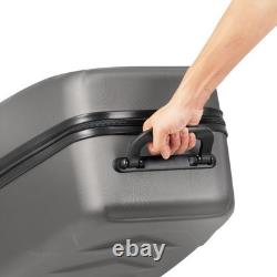 KVV Solid ABS Shell Hard Sided Golf Travel Case with Super Easy Rolling Wheels