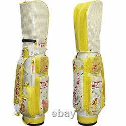 LOONEY TUNES TWEETY Golf LTCM005 Cart Caddie Bag Yellow Size 8.5 4way Japan