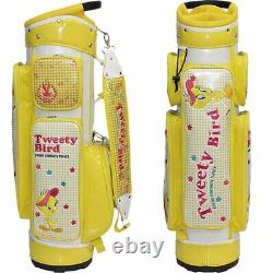 LOONEY TUNES TWEETY Golf LTCM005 Cart Caddie Bag Yellow Size 8.5 4way Japan